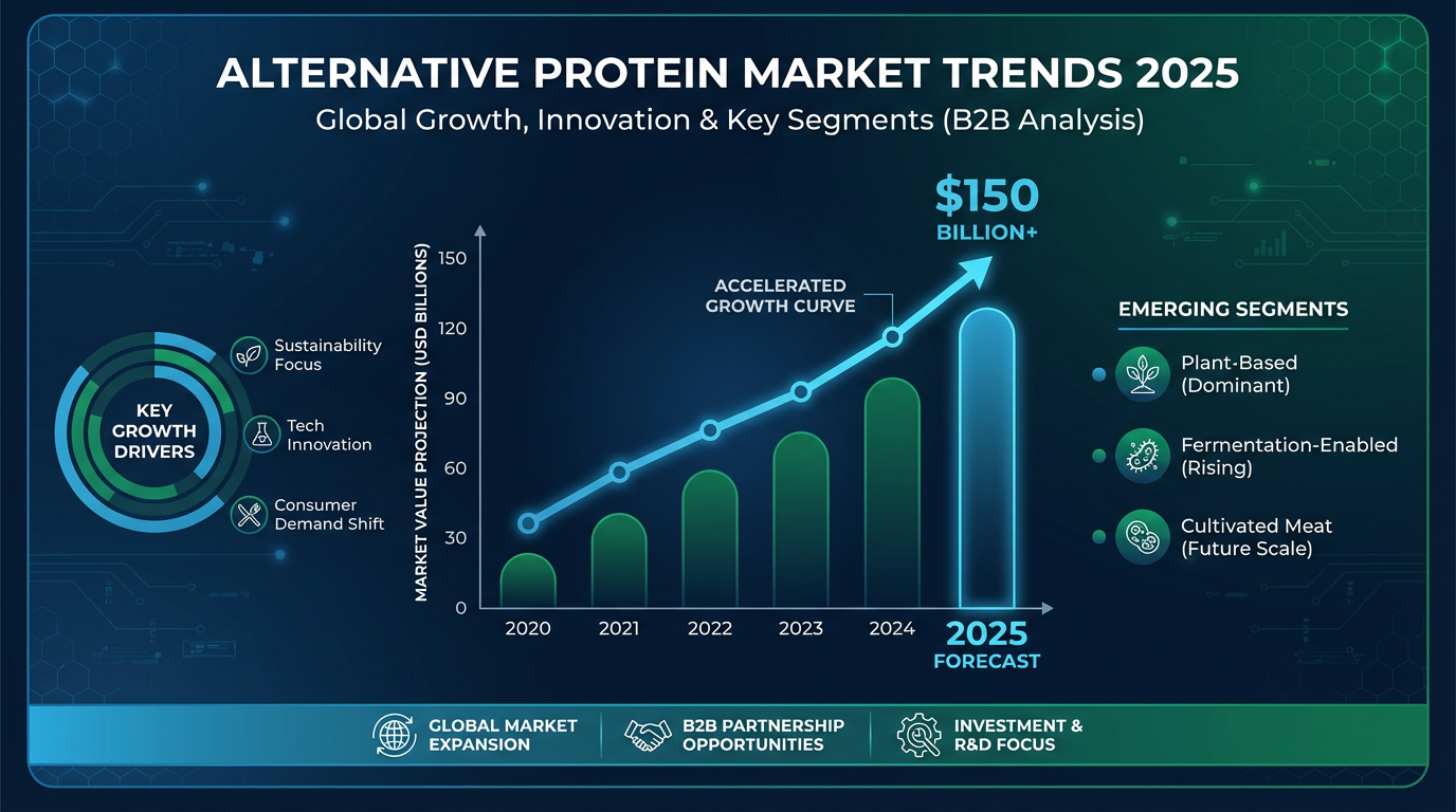 Alternative Protein Market Trends & Forecast 2025